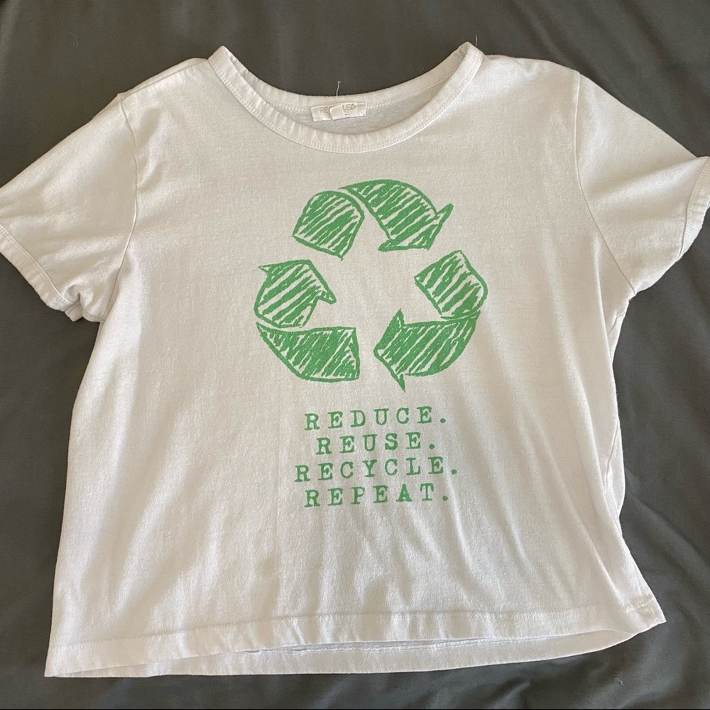 COPY - Recycled Threads cropped tee